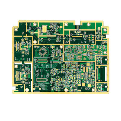 Harga yang bagus Masker Solder Kuning Warna FR4 PCB Lapisan Tinggi Dengan Min. Lebar Garis / Jarak 3mil/3mil on line