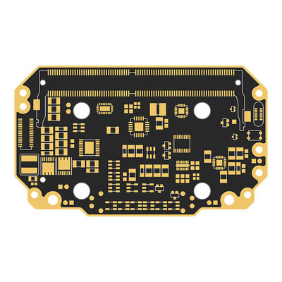 Harga yang bagus White Silkscreen FR4 Speed PCB dengan Hard Gold 5U Treatment untuk Produksi SMT on line